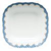 Fishscale Blue Square Fruit Dish