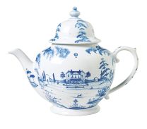 Country Estate Teapot - Delft Blue