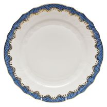 Fishscale Blue Dinner Plate