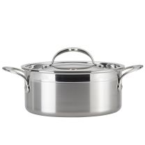Hestan ProBond Forged Stainless Steel Soup Pot With Cover 3 Qt