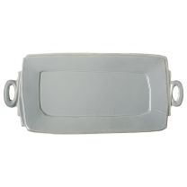 Lastra Dark Grey Handled Rectangular Platter