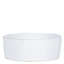Lastra White Large Serving Bowl 