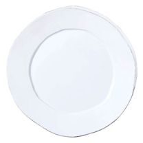 Lastra White Round Platter 