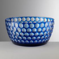 Lente Acrylic  Blue Cereal Bowl