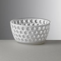 Lente Acrylic White Cereal Bowl