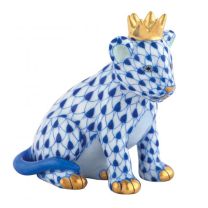 Lion Cub with Crown- Sapphire