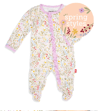 Magnetic Baby Ashleigh Ruffle Footie