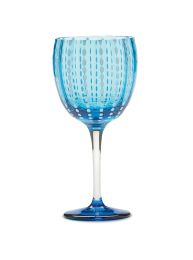 Perles Wine Glass Aqua