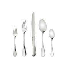 Christofle Perles Five-Piece Place Setting