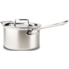All-Clad d5 Brushed Sauce Pan 4 qt