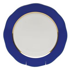 Silk Ribbon Charger Cobalt