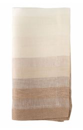 Gradient Beige Stripe Napkin