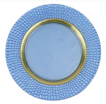 Pelli Glass Blue Charger