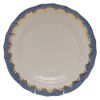 Fishscale Blue Dessert Plate