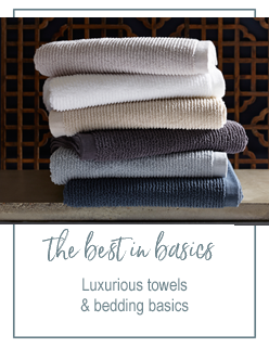 the best in basics for bedding and towels